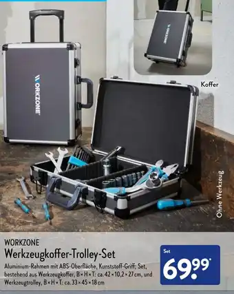 Aldi Nord Workzone Werkzeugkoffer Trolley Set Angebot