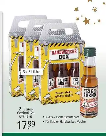 Weltbild 3 likör-geschenk-set Angebot