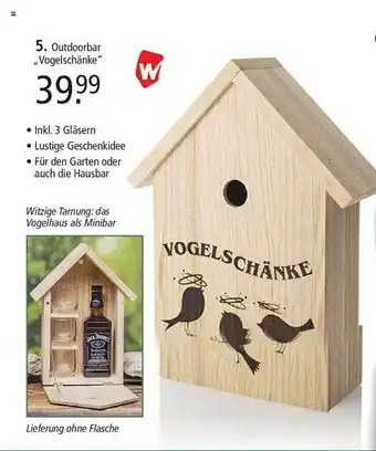 Weltbild Outdoorbar „vogelschänke” Angebot