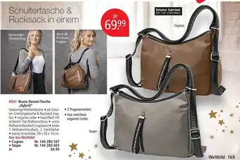 Weltbild Bruno banani tasche „hybrid” Angebot