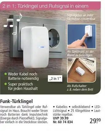 Weltbild Funk-türklingel Angebot