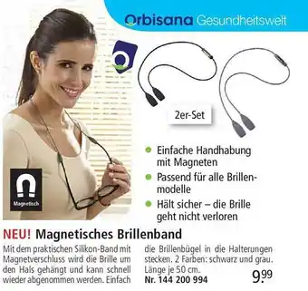 Weltbild Magnetisches brillenband Angebot