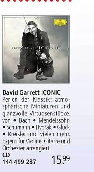 David garrett iconic cd Angebot bei Weltbild