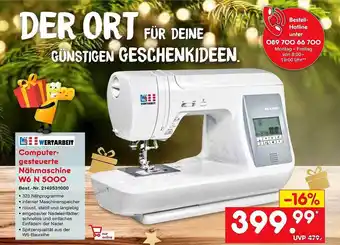 Netto Marken-Discount Wertarbeit computergesteuerte nähmaschine w6 n5000 Angebot