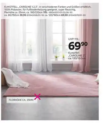 Mömax Kunstfell „caroline 1,2,3“ Angebot