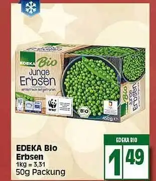 Elli Markt Edeka bio erbsen Angebot