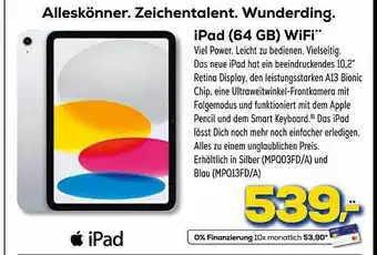 Euronics XXL Ipad (64 gb) wifi Angebot