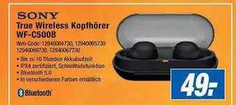 Expert Technomarkt Sony true wireless kopfhörer wf-c500b Angebot