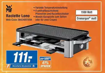 Expert Wmf raclette lono Angebot