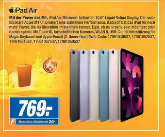 Expert Technomarkt Ipad air mit der power des m1 Angebot