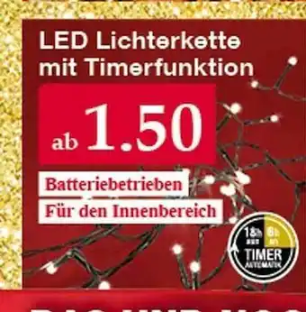 Woolworth Led lichterkette mit timerfunktion Angebot