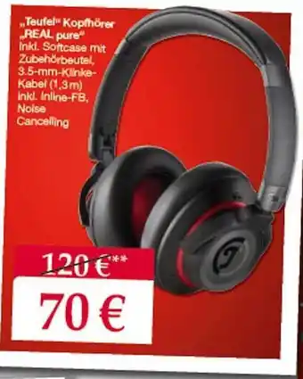 Woolworth Teufel kopfhörer „real pure“ Angebot