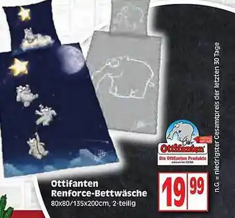 Edeka Ottifanten renforce-bettwäsche Angebot