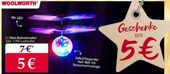 Woolworth Mini-hubschrauber Angebot