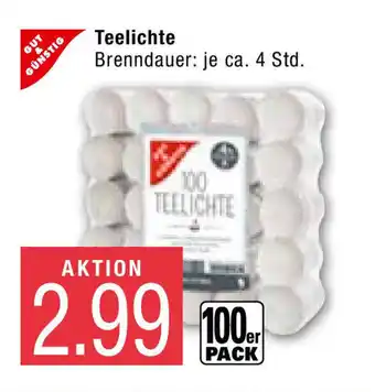 Marktkauf Gut & Günstig Teelichte Angebot