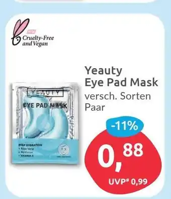 Budni Yeauty Eye Pad Mask Angebot