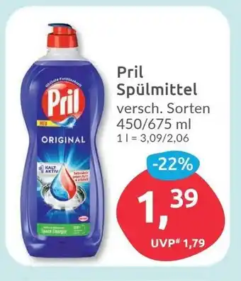 Budni Pril Spulmittel 450/675 ml Angebot