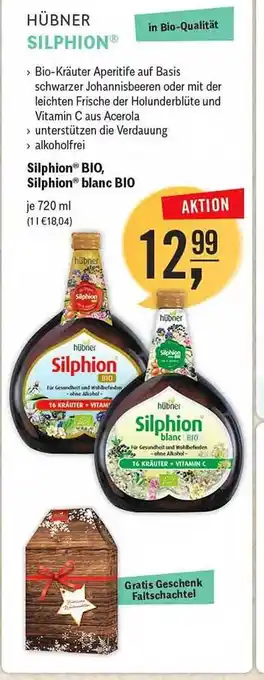 Reformhaus Bacher Hübner silphion Angebot