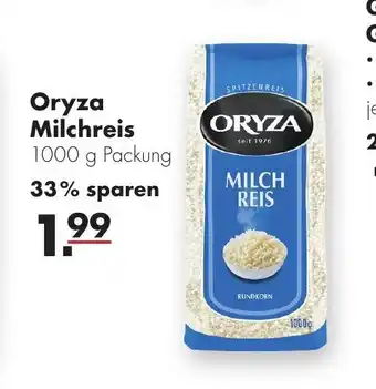 Handelshof Oryza Milchreis 1 kg Angebot