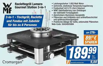 HEM Expert Wmf raclettegrill lumero gourmet station 3in1 Angebot