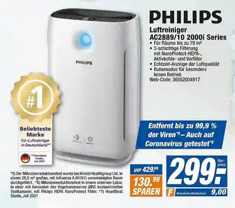 HEM Expert Philips luftreiniger ac2889 10 2000i series Angebot