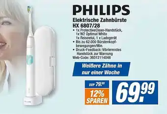 HEM Expert Philips elektrische zahnbürste hx 6807 28 Angebot