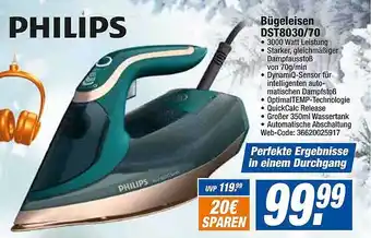 HEM Expert Philips bügeleisen dst8030-70 Angebot