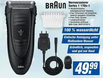 HEM Expert Braun herrenrasierer series 1 170s-1 Angebot