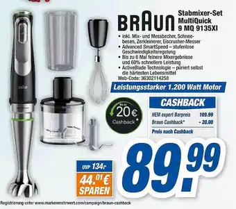 HEM Expert Braun stabmixer-set multiquick 9 mq 9135xi Angebot