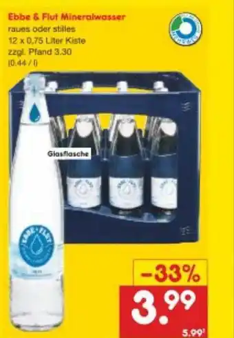 Netto Marken-Discount Ebbe & flut mineralwasser Angebot