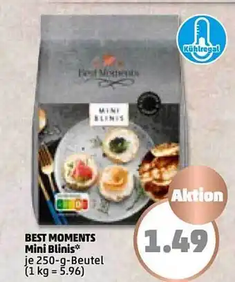 PENNY Best moments mini blinis Angebot