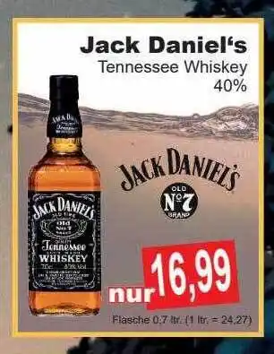 Getränke Göbel Jack daniel's tennessee whiskey Angebot