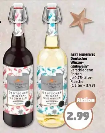 PENNY Best moments deutscher winzerglühwein Angebot