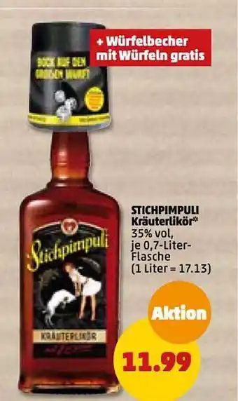 PENNY Stichpimpuli kräuterlikör Angebot