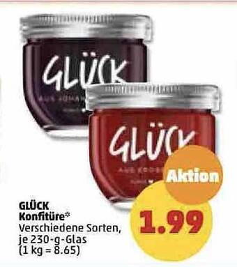 PENNY Glück konfitüre Angebot