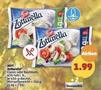 PENNY Zott zottarella Angebot