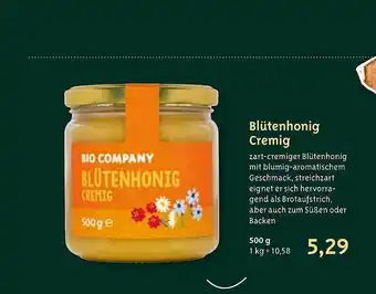 Biocompany Blütenhonig cremig Angebot