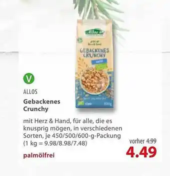 basic Allos gebackenes crunchy Angebot