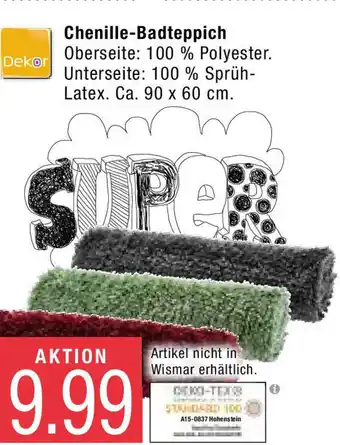 Marktkauf Chenille Badteppich Angebot