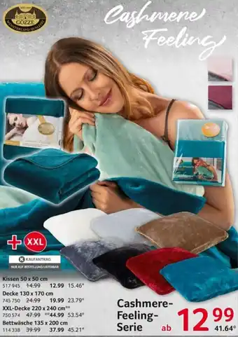 Selgros Gözze Cashmere Feeling Serie Angebot