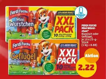 PENNY Ferdi fuchs mini würstchen Angebot