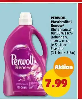 PENNY Perwoll waschmittel renew Angebot