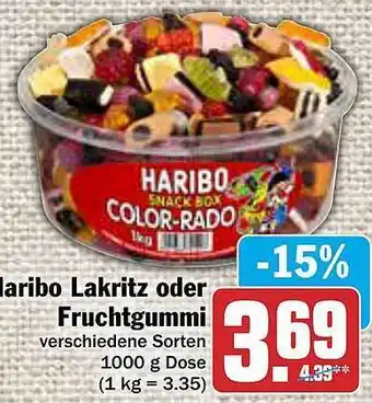 AEZ Haribo lakritz oder fruchtgummi Angebot