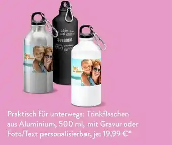 Aldi Süd Trinkflaschen aus aluminium mit gravur oder foto oder text personalisierbar Angebot