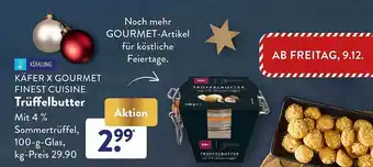 Aldi Süd Käfer x gourmet finest cuisine trüffelbutter Angebot