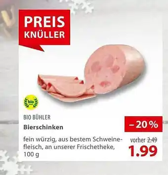 basic Bio bühler bieschinken Angebot