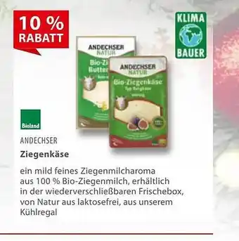 basic Bioland andechser ziegenkäse Angebot