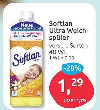 Budni Softlan ultra weichspüler Angebot