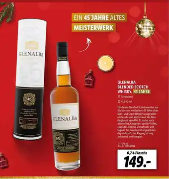 Lidl Glenalba blended scotch whisky Angebot