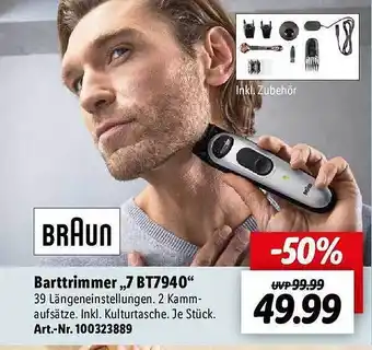 Lidl Braun barttrimmer 7bt7940 Angebot